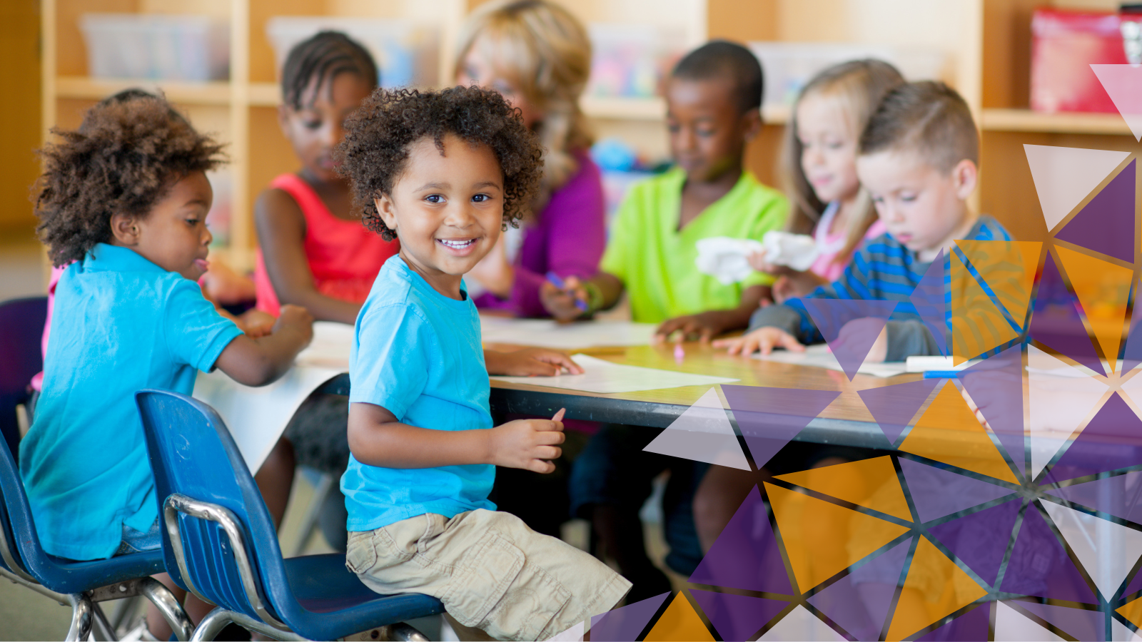 Classroom of engaged pupils thanks to interpreting and translation support in school