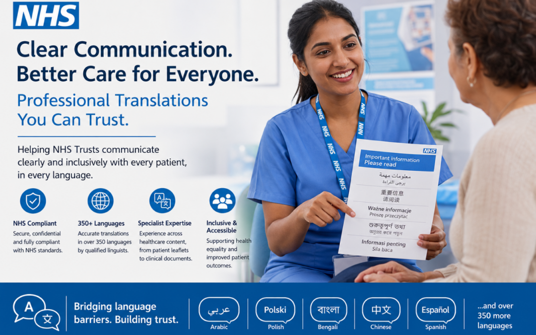 Supporting London NHS Trust with tailored language solutions